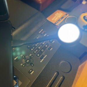 New Black USB Light with 5 USB Charging Ports New